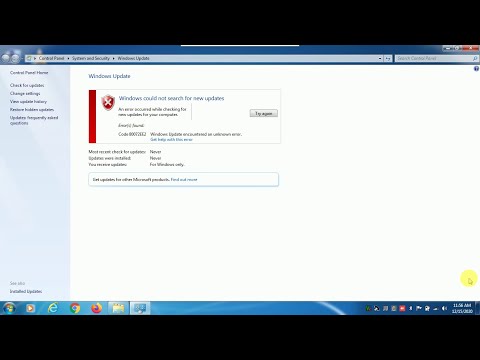 Windows 7 Update Error 80072EE2: How to Fix It