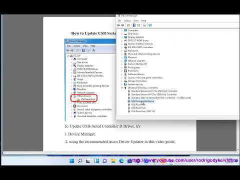 Updating USB Drivers on Windows 10