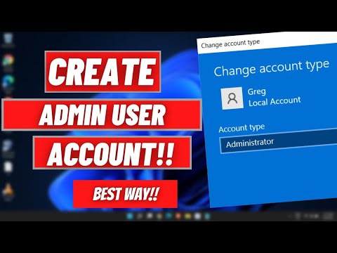 Setting Up a Windows 11 Admin User Account