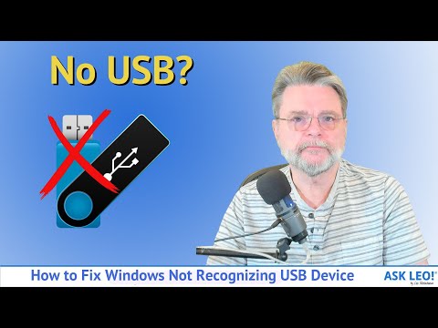 USB AA Device Not Recognized on Windows 10