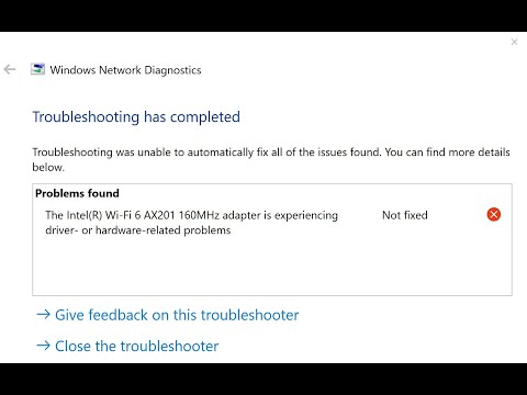 Intel AX200 Driver Causing Wi-Fi Connectivity Issues