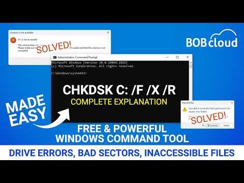 Using CHKDSK to Repair Hard Drive Errors