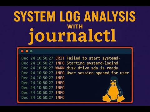 Monitoring and Analyzing System Logs with journalctl