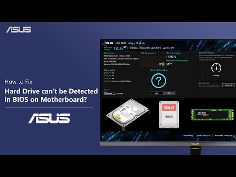 Fujitsu Hard Drive Not Detected in BIOS
