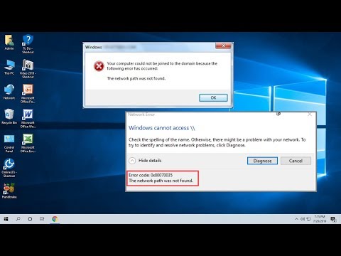 Network Path Error: Resolving Error Code 0x80070035