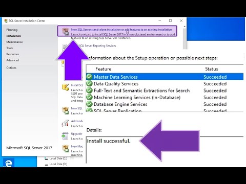 Installing Microsoft SQL Server 2017 on Windows 10