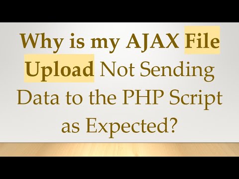 AJAX Script Not Working in Web Applications