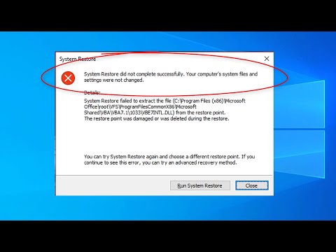 System Restore Incomplete: How to Fix This Windows Error