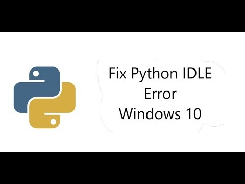 Troubleshooting Python IDE Issues on Windows