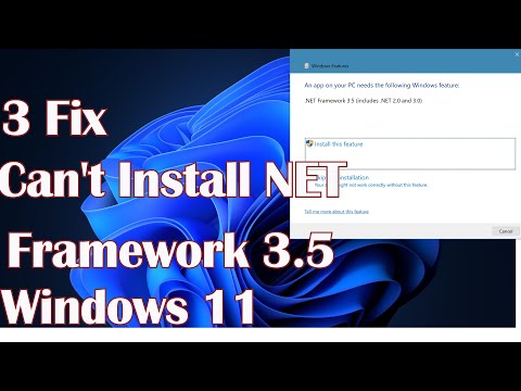 Windows Fails to Enable .NET Framework 3.5: Solutions