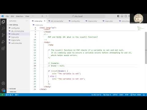 PHP isset Function: Understanding Its Use in Code