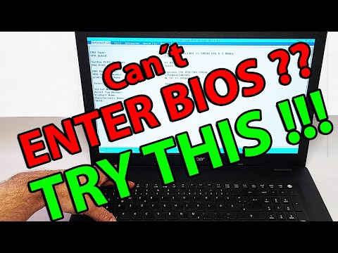 Acer Laptop BIOS Access: Common Issues and Fixes