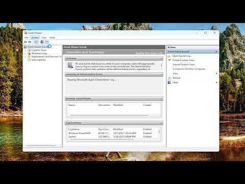 Viewing the Windows 10 Error Log