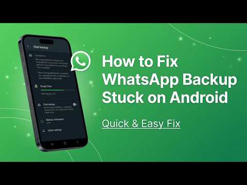 WhatsApp Backup Stuck on Pause: Causes and Solutions
