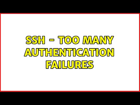 SSH Connection Issues: Solving Authentication Failures