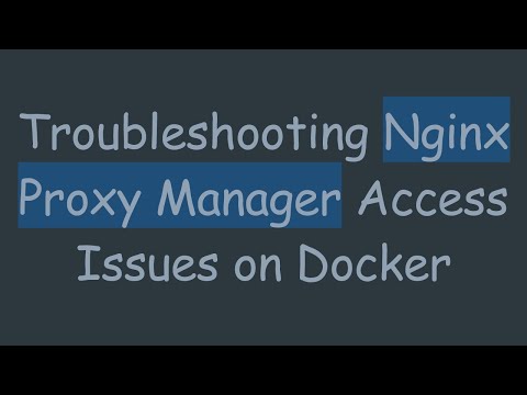 DockerHub Redmine: Troubleshooting Container Access Issues