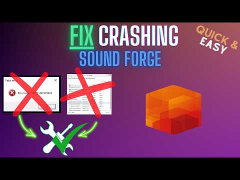 Sound Forge Audio Studio Not Responding: Solutions for PC