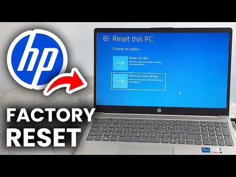 Restore HP PC to Factory Settings