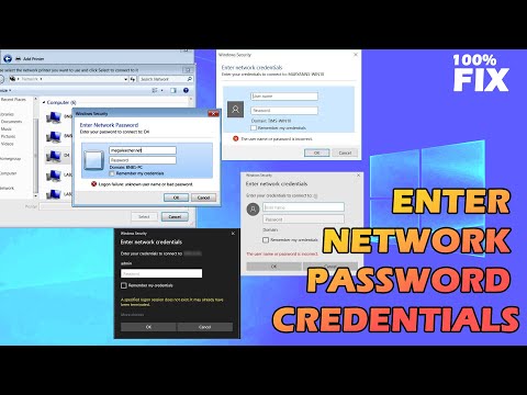 Network Credentials Needed to Connect to Another PC